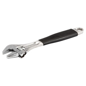 Bahco 8" ERGO Central Nut Adjustable Wrench with Rubber Handle and Chrome Finish - 9071 RC US