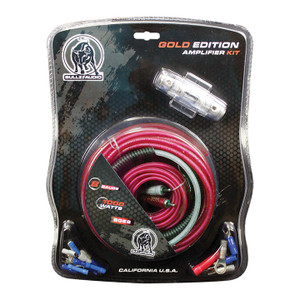 Bullz Audio 8 Gauge Amplifier Wiring Kit - 1000 Watts - BGE8RP