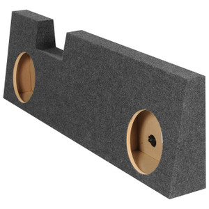 QPower Ford F-Series Super Duty Crew Cab '04-'16 Dual 10" Empty Woofer Box - FORD 10 SDUTY