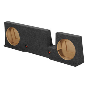 QPower Ford F-150 Super Crew '04-'08 Dual 12" Sealed Empty Woofer Enclosure - BQFORD122004