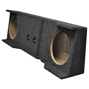 QPower GMC/Chevy HD Crew Cab '01-'06 Dual 10" Empty Woofer Box - BQGMC102001HD