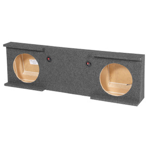 QPower GMC/Chevy Crew Cab '07-'13 Dual 10" Empty Woofer Box - BQGMC1020074DR