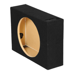 Qpower Single 12" Shallow Vented Woofer Box with an outer carton - QSHALLOW112V_50
