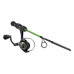 Lew's Crappie Thunder Spinning Combo Right/Left Hand Retrieve - Green - CTS75562
