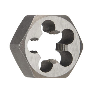 DRILL AMERICA M18 X 1.5 Carbon Steel Hex Rethreading Die - DWTMHX18X15