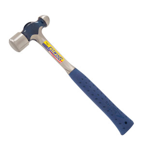 Estwing 8 oz. Ball Peen Hammer with Blue Vinyl Shock Reduction Grip - E3-8BP