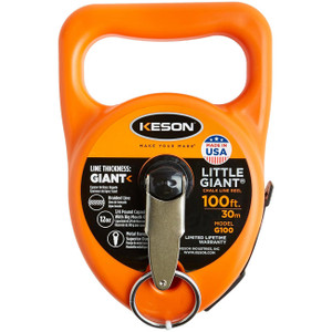 Keson "Little Giant" Chalk Line Reel - 100 ft. - G100
