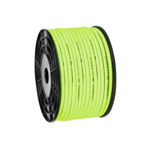 Flexzilla Heavy Duty Lightweight Air Hose 1/4" x 100' with ColorConnex Coupler and Plug - (Red) Ty - HFZ14250YW