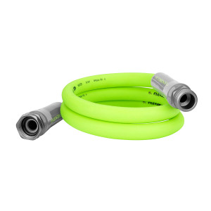 Flexzilla Garden Lead-in Hose 5/8" x 5' 3/4" - 11 1/2 GHT Fittings ZillaGreen - HFZG505YW