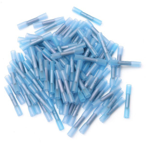 XScorpion Heat Shrink Butt Connectors 14/16ga. Blue (50 pack) - HSBCB