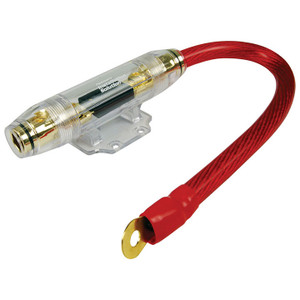 Installation Solution ANL In-Line Fuse Holder & 100 Amp Fuse with 12" 0ga. Cable - ISANLF9310