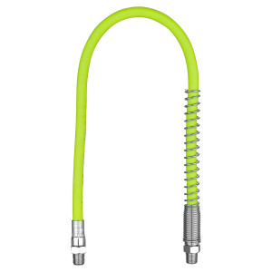 Flexzilla Grease Hose with Spring Guard 1/8" x 18" with 1/8" MNPT Ends - L2955FZSP