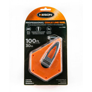 Keson Octagonal Chalk Bold Line Reel (1.5mm Thick String) - 100 ft. - P100