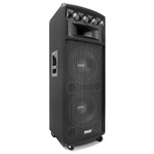 DUAL 12" PROFESSIONAL DJ CABINETS;PYLE PRO;1600WATTS - PADH212