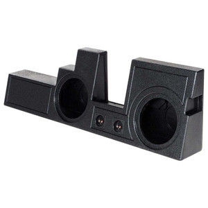 QPower "QBOMB" Ford F-Series Super Duty Crew Cab '00-'16 Dual 12" Vented Empty Woofer Box - QBFORD09F350212