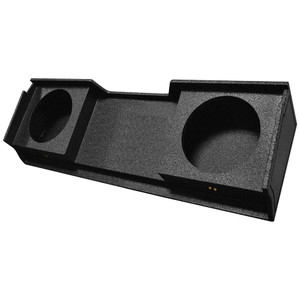 QPower "QBOMB" Chevy/GMC Extended Cab '99-'06 Dual 10" Empty Woofer Box - QBGMC10DF