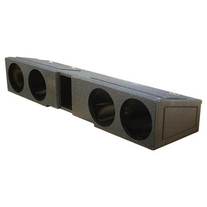 QPower "QBOMB" Chevy/GMC Crew Cab '07-'24 Quad 8" Ported Woofer Box - QBGMCFF07408