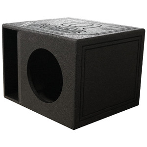 QPower QBOMB Single 10" Horn-Ported Empty Woofer Box - QBOMB10HPSINGLE