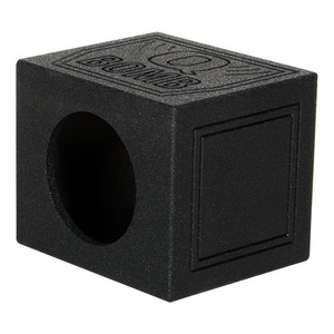 Qpower Single 10" Sealed Woofer Enclosure withh Bed Liner Spray - QBOMB10SSINGLE