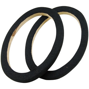 Nippon MDF Speaker Ring with Black Carpet: 6×9" x 5/8" Extension (pair) - RING69CBK