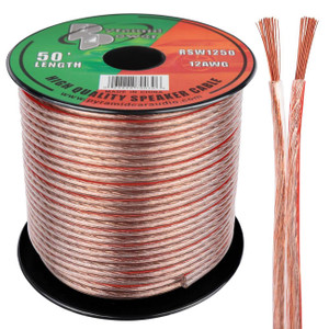 SPEAKER WIRE PYRAMID 12 GA. 50 FT. - RSW1250