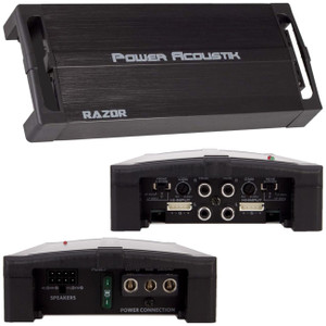 Power Acoustik Compact 4 Channel Amplifier - 600W RMS/1200W Max - RZ4-1200D