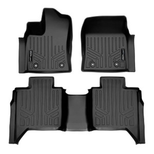 Smartliner Floor Liners Front/2nd Row 20222025 Toyota Tundra Crewmax Cab (Black) - SA0593/B0593