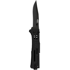 SOG SlimJim Folding Knife (Black Straight Edge) - SJ32-CP