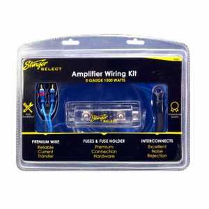 Stinger 0 Gauge Amplifier Wiring Kit CCA Cable - 1500 Watts - SSK0