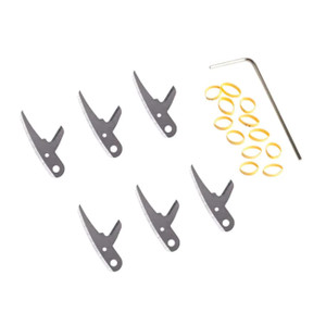 Swhacker Levi Morgan Series 2-Blade 100 Grain 2" Curved Replacement Blades (6 pack) - SWH00265