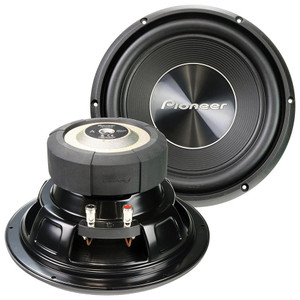 Pioneer 10" Dual 4ohm Subwoofer - 1300 Watts Max - 4 Ohm DVC - TS-A250D4