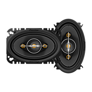 Pioneer 4x6" 4-Way Full Range Speakers (Shallow Mount) - 210 Watts Max / 30 RMS (Pair) - TS-A4671F