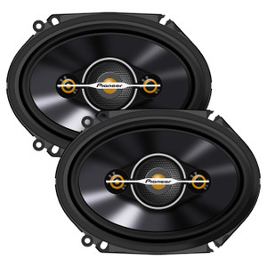 Pioneer 6x8" 4-Way Full Range Speakers (Shallow Mount) - 350 Watts Max / 80 RMS (Pair) - TS-A6881F