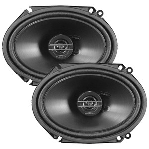 Pioneer 6x8" 2 Way Speakers 250 Watts - Pair - No Grills - TS-G6820S