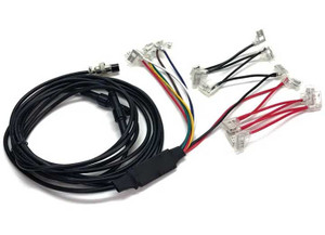 AFN 4x4 - 10ft Din Cable For Hardwiring Conventional Switches To Trigger 4 Plus And Six Shooter - 3012