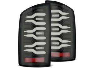 AlphaRex - 0708 Ram 1500/0709 2500/3500 Luxxseries Led Tail Lights Black - 641040
