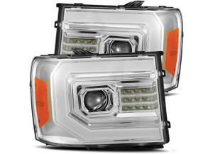 AlphaRex - 0713 Sierra 1500/0714 Sierra 2500/3500 Luxx Projector Headlights - 880096