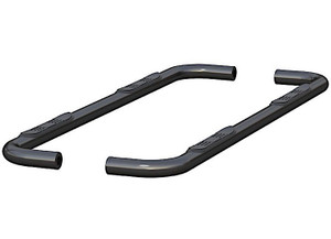 Aries - 19c Gm Crew Cab 3in Round Semigloss Black Steel Side Bars - 204053