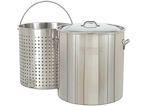 Bayou Classic - 162qt Stainless Bayou Boiler With Basket - 1162