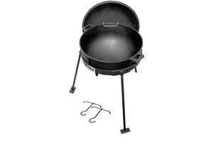 Bayou Classic - 10gal Jambalaya Kettle Cast Iron Lid And Stand - CI7010