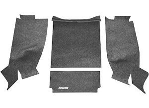 BedRug - 7680 Jeep Cj7 Carpet 4pc Cargo Kit Grey Bedrug (includes Tailgate & Cargo Liner)  W/gussets - BRCJ76R