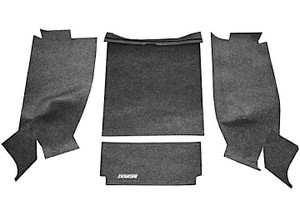 BedRug - 8186 Jeep Cj7 Carpet 4pc Cargo Kit Grey Bedrug Includes Tailgate & Cargo Liner W/o Gussets - BRCJ81R