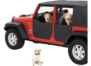 Bestop - 0718 Wrangler Unlimited Element Rear Doors Black W/o Bags - 51811-01