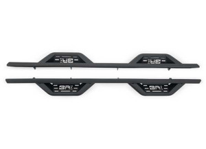 Body Armor 4x4 - 0718 Silverado 1500/0719 Silverado 2500/3500 Crew Cab Ambush Side Steps Black - GM-4201