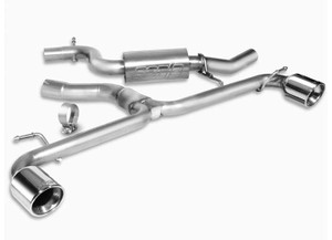 Borla Exhaust - 1013 Gti 2.0l Fwd Split Rear Cback System - 140347
