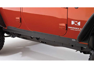 Bushwacker - 0718 Wrangler Jk 4dr Trail Armor Rocker Panel/door Sill Plates - 14012