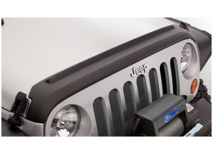 Bushwacker - 0718 Wrangler Jk/jk Unlimited Trail Armor Hood Guard Black - 14061