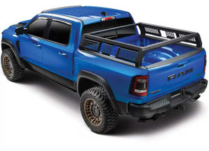 Bushwacker - 14c Tundra 5.6ft Bed (w/utility Track System Only) Overland Truck Rack Black Alum - 9650101