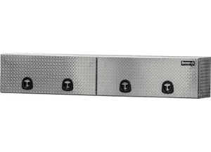 Buyers - 16x13x96in Dia Tread Alum Topsider Truck Box W/flipup Doors - 1701361