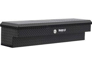 Buyers - 13x16x36 Inch Gloss Black Diamond Tread Aluminum Losider Truck Box - 1723005